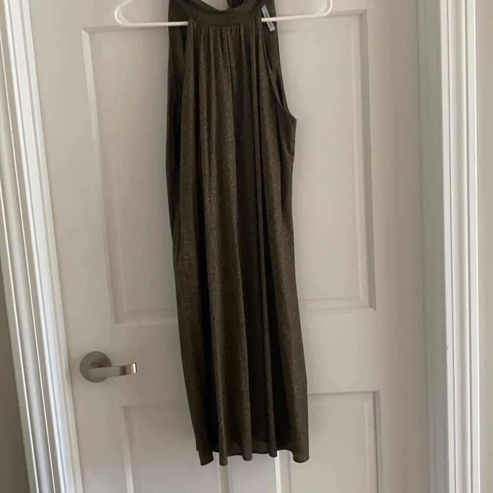 Swingy sparkly mini with tie back